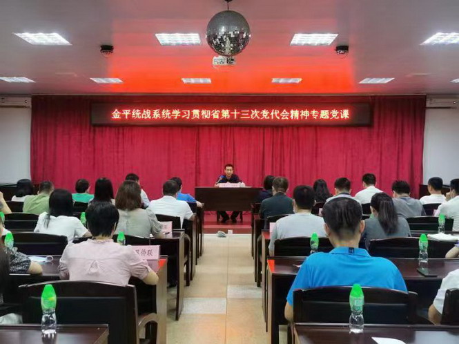 统战时讯 ｜ 金平统战系统举办学习贯彻广东省第十三次党代会精神专题党课